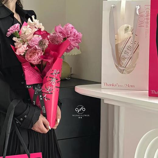 母亲节时光美人花桶（10张/包） 商品图1