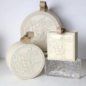 QT-LH-003 星河玫瑰礼盒 米色圆筒/方形 礼盒