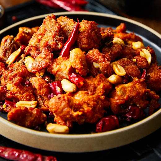 正大厨易花生辣子鸡350克/盒 商品图3