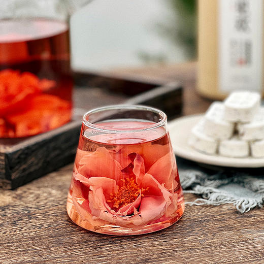 【2罐68元 头茬品质 花骨朵更大】预售3天发 云南冻干墨红玫瑰花  满杯花青素   喝完嘴里香香的～ 商品图8