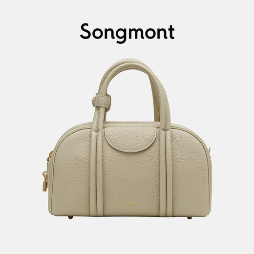 Songmont保龄球包小号中号休闲波士顿包新款单肩包手提斜挎女包 商品图4