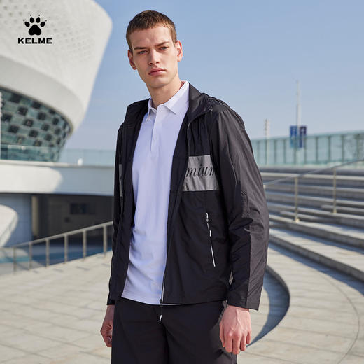 KELME卡尔美速干透气防晒衣2023夏季抗紫外线UPF40薄款风衣外套男 商品图3