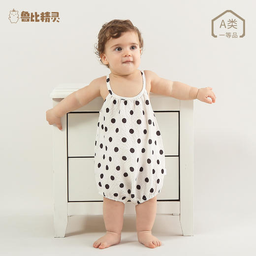 【吊带包屁衣】夏装宝宝吊带背心新生儿无袖吊带包屁衣哈衣网红可爱超萌包屁衣 商品图2