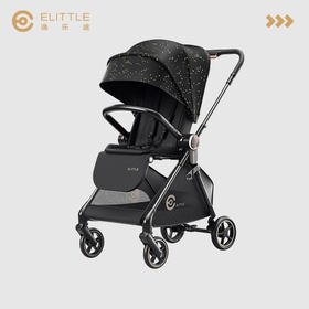 elittle逸乐途小喜鹊碳纤维婴儿车双向轻便高景观可坐躺宝宝推车