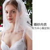 HSIA遐薄款内衣女三角杯性感婚纱款刺绣蕾丝裙边防凸点无钢圈文胸【婚纱·听海】 商品缩略图1