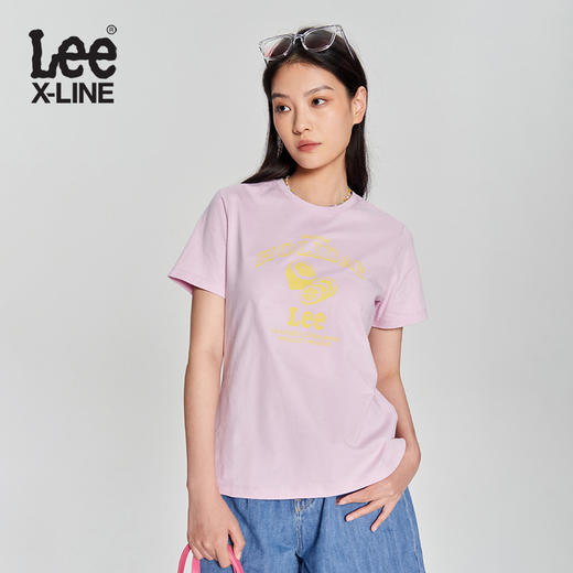 LEE 新品标准版印花圆领多色女短袖T恤LWT0051443RT 商品图1