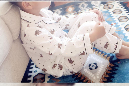 T35儿童睡衣男宝女宝家居服1:1实物服装纸样剪裁图纸牛皮纸样 商品图3