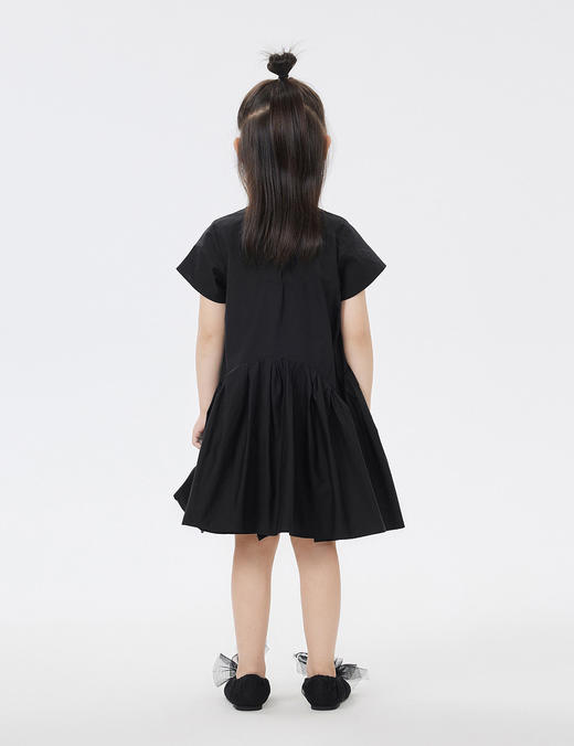 jnby  23年夏款  弹力全棉高密府绸短袖连衣裙  1N4G13880 商品图5