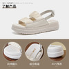 ZHR厚底凉鞋女2023新款夏季褶皱软底松糕鞋时尚休闲沙滩鞋 商品缩略图8