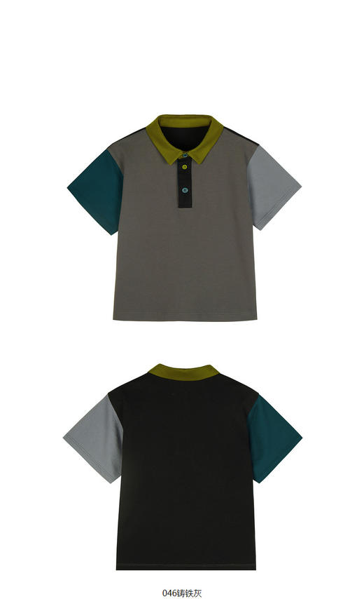 jnby  23年夏款  弹力质感拼接短袖polo 衫  1N5114140 商品图10