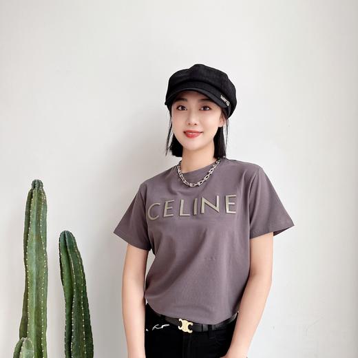 2023年春夏新款立体字母纯棉T恤女短袖百搭简约情侣上衣潮 商品图3