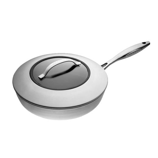 丹麦原装进口SCANPAN不粘锅不锈钢CTX系列煎锅电磁炉燃气通用 商品图0