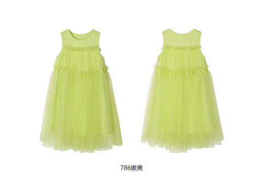 jnby  23年夏款  纯色优雅细纱无袖连衣裙  1N5G13810 商品图14