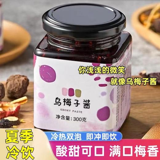 【第2瓶半价！乌梅子酱超】酸甜可口，清凉解腻神酱！酸乌梅山楂膏滋纯手工冲泡酸梅汤儿童桑葚食用桂花水果茶果酱儿童营养品夏日中式好物健康 商品图0