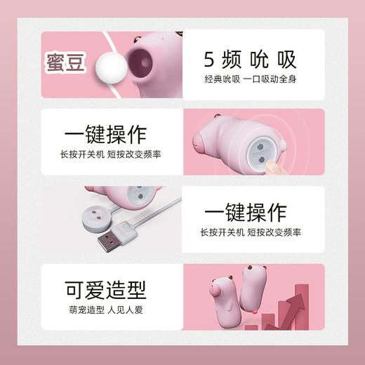 温柔的大熊君——namiya 可爱便携，5中吮吸变频迷你小跳蛋（日本品牌） 商品图2