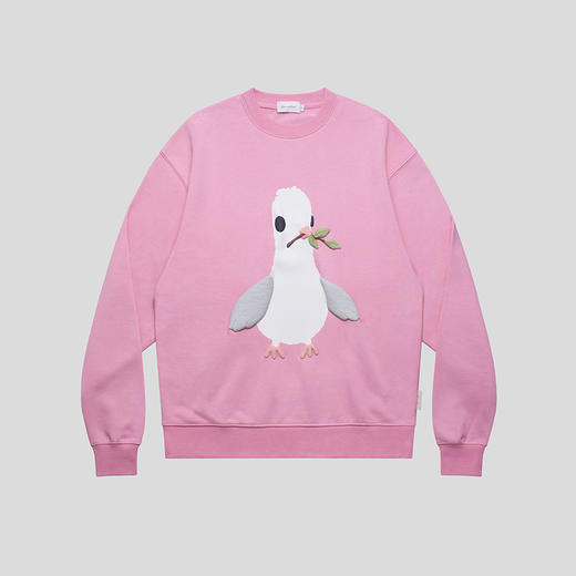 GOODBAI GOODEES发泡印花图案oversize 无帽卫衣 商品图6