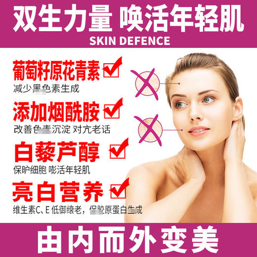 【保税仓】澳洲 Swisse 高光片葡萄籽烟酰胺白藜芦醇抗氧提亮60片 商品图3