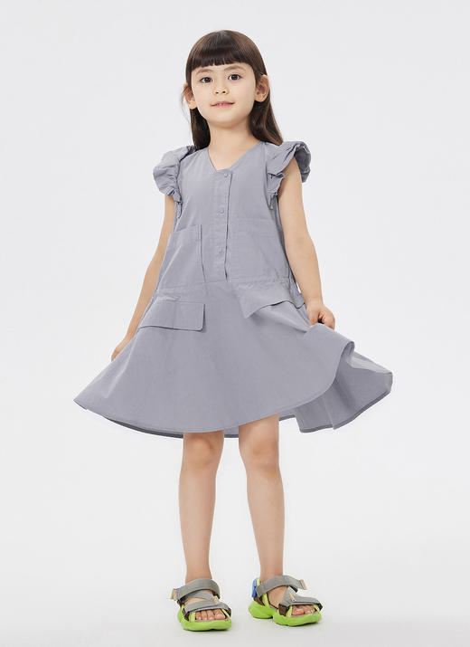 jnby  23年夏款  全棉微皱凉爽短袖连衣裙  1N4G13840 商品图11