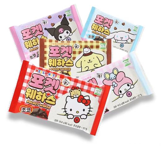 韩国莉迩西洲迷你威化饼干83g-16.6g*21包（两种口味） 商品图0