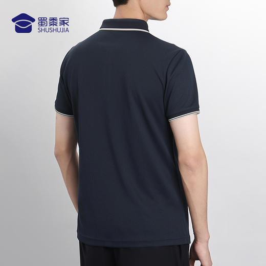 【康纶航天银离子POLO衫】夏季通勤翻领短袖 清爽透气T恤上衣 商品图7