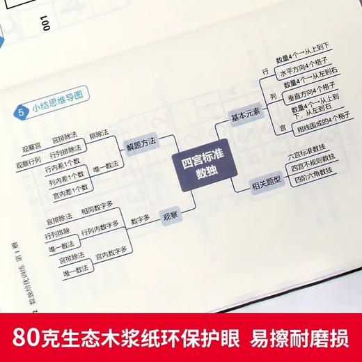 数独培优训练全套6册 JST黄中华黄明睿著儿童入门数独小学生九宫格培养孩子专注力逻辑推理分析能力中小学书籍成人四宫格六二年级 商品图4