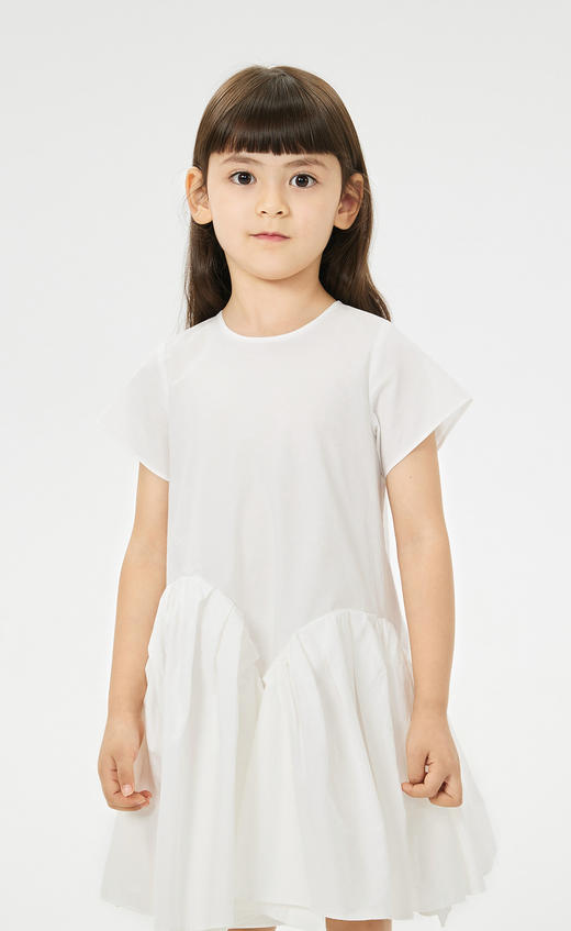 jnby  23年夏款  弹力全棉高密府绸短袖连衣裙  1N4G13880 商品图6