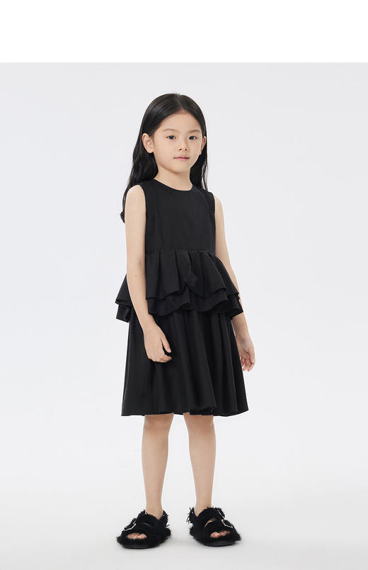 jnby  23年夏款  全棉府绸高品质无袖连衣裙 1N4G13300 商品图4