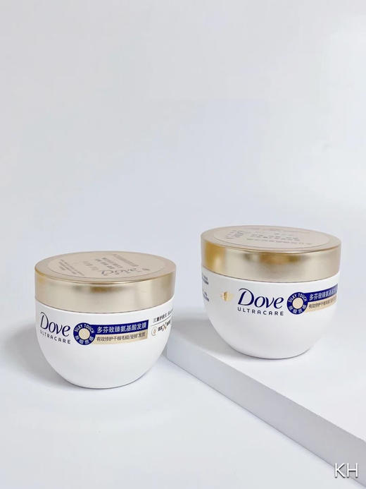 3个多芬小金碗发膜50g*3瓶 致臻氨基酸护发素修复烫染受损干枯防毛躁强韧柔顺 商品图7