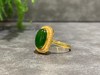 【御珠宫坊】金镶碧玉戒指 商品缩略图0