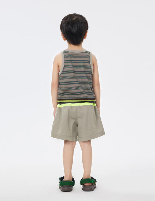 jnby  23年夏款  高支府绸细腻拼接短裤  1N5E12580 商品图7