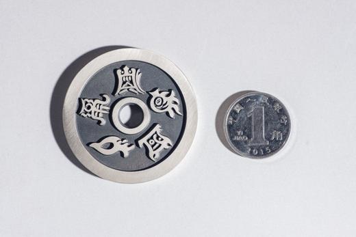 矩德泉坊 纯银手作  十字真经五岳真形（3.8厘米版）537 商品图6