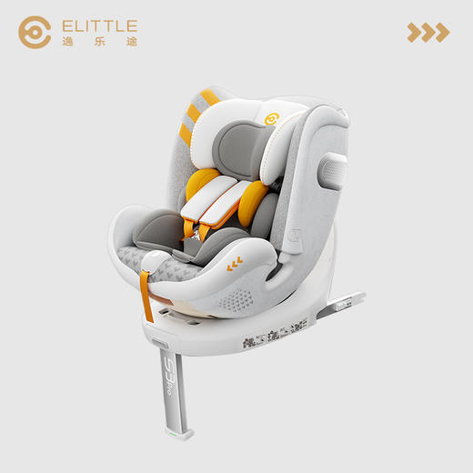 【皮妈甄选】elittle逸乐途小巨蛋pro儿童安全座椅0-7岁汽车用360度旋转宝宝车载 商品图1