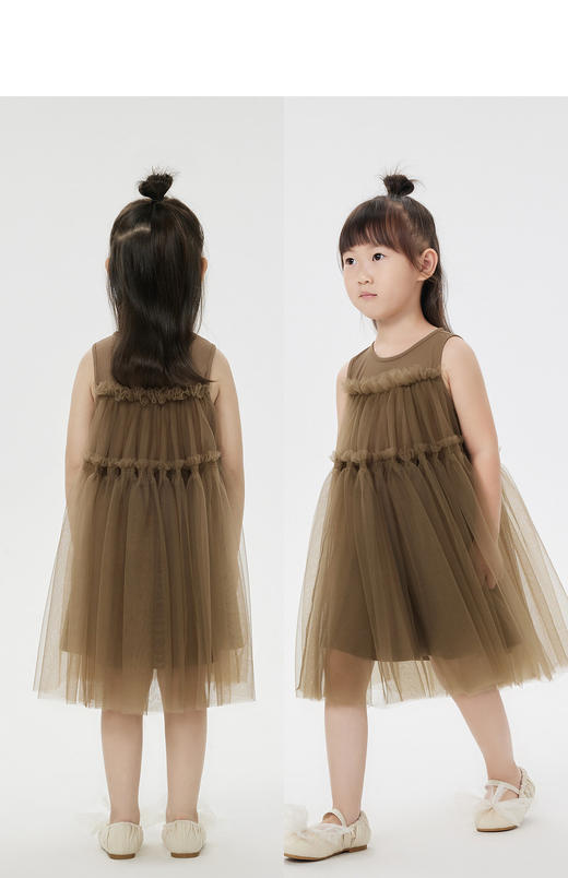 jnby  23年夏款  纯色优雅细纱无袖连衣裙  1N5G13810 商品图10