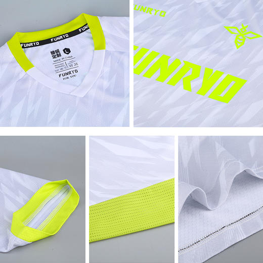 蜂锐FUNRY定制比赛球衣套装专业级主场版足球服透气速干成人 商品图4