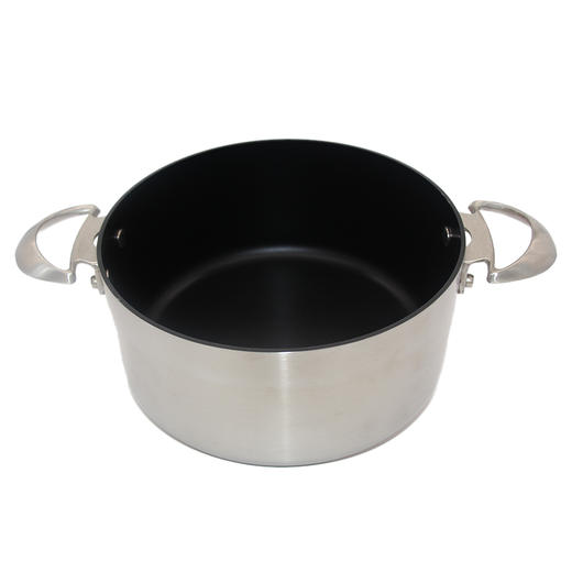 丹麦原装进口SCANPAN不粘锅不锈钢CTX系列24CM双耳汤锅电磁炉燃气通用 商品图4