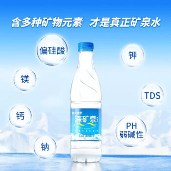 恒大冰泉 深矿泉饮用天然矿泉水 500ml*24瓶 整箱装 非纯净水热门商品 商品图0