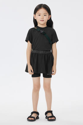 jnby  23年夏款  弹性材质A型短款腰裙  1N5D11590