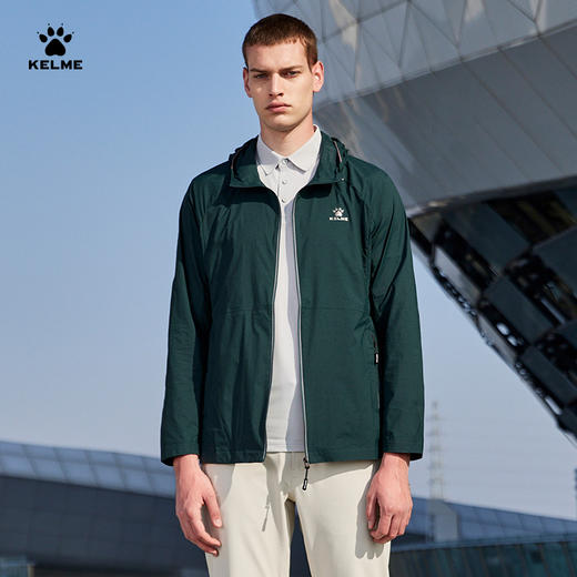KELME卡尔美连帽防晒皮肤衣男2023夏季新抗紫外线UPF40薄运动外套 商品图1