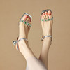 优雅百搭，粗跟水钻亮片凉鞋LD-6322 商品缩略图5