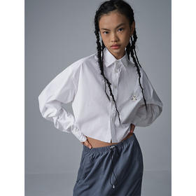 GOODBAI GOODEES刺绣logo短衬衫