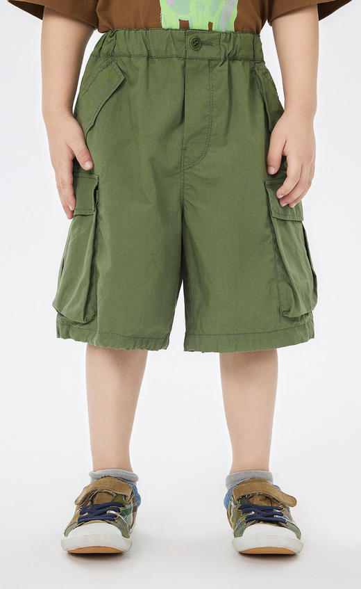 jnby  23年夏款  棉麻府绸工装风短裤  1N5E14000 商品图9