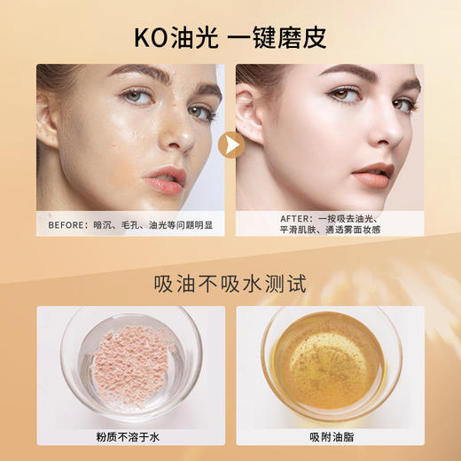 【MENOW】升级款美诺粉饼控油定妆持久新版散粉防水大白饼 商品图3