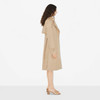 BURBERRY 巴宝莉 女士格纹裁片棉质嘎巴甸 Trench 束腰风衣 卡其色 8065802 A7405 商品缩略图2