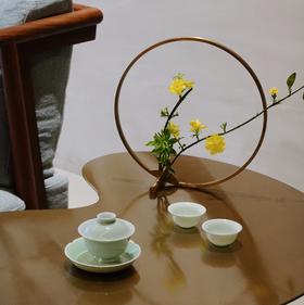 谷雨山房 翠青釉 湖光茶器组合