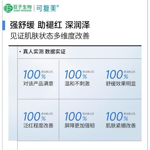 可复美舒舒贴重组胶原蛋白精华面膜补水保湿舒缓女强韧屏障5片/盒 商品图2