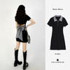 【纯欲辣妹穿搭】夏季新款设计感小众短裙，法式蝴蝶结黑色polo包臀连衣裙子女，学院风收腰修身显瘦包臀裙甜美平价连衣裙 商品缩略图0