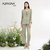 【商场同款】阿菁娜复古绿色时髦高级西装外套A28X108001 商品缩略图4