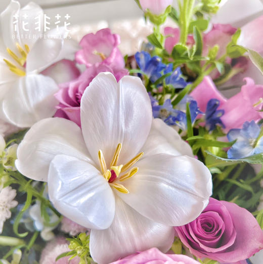 《莫奈的花园》郁金香混搭花束 商品图4