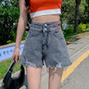 五一出游【秒变大长腿！藏肉牛仔五分裤】夏季薄款新款宽松a字辣妹超短热裤，百搭裤型收腰上身更立体，拉出大长腿轻松get！显瘦显高牛仔阔腿热裤女 商品缩略图2
