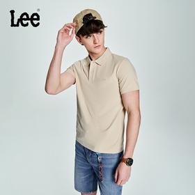 Lee商场同款23春夏新品修身版多色男短袖polo衫休闲LMT0045303RX00F97W000